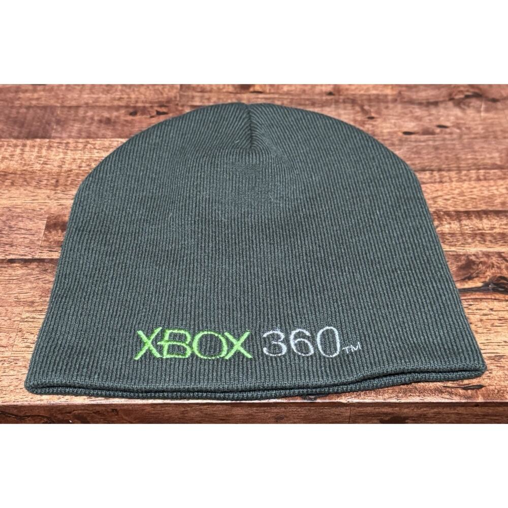 Vintage Xbox 360 Pop Tarts Knit Beanie One Size Dark Green Skull Cap